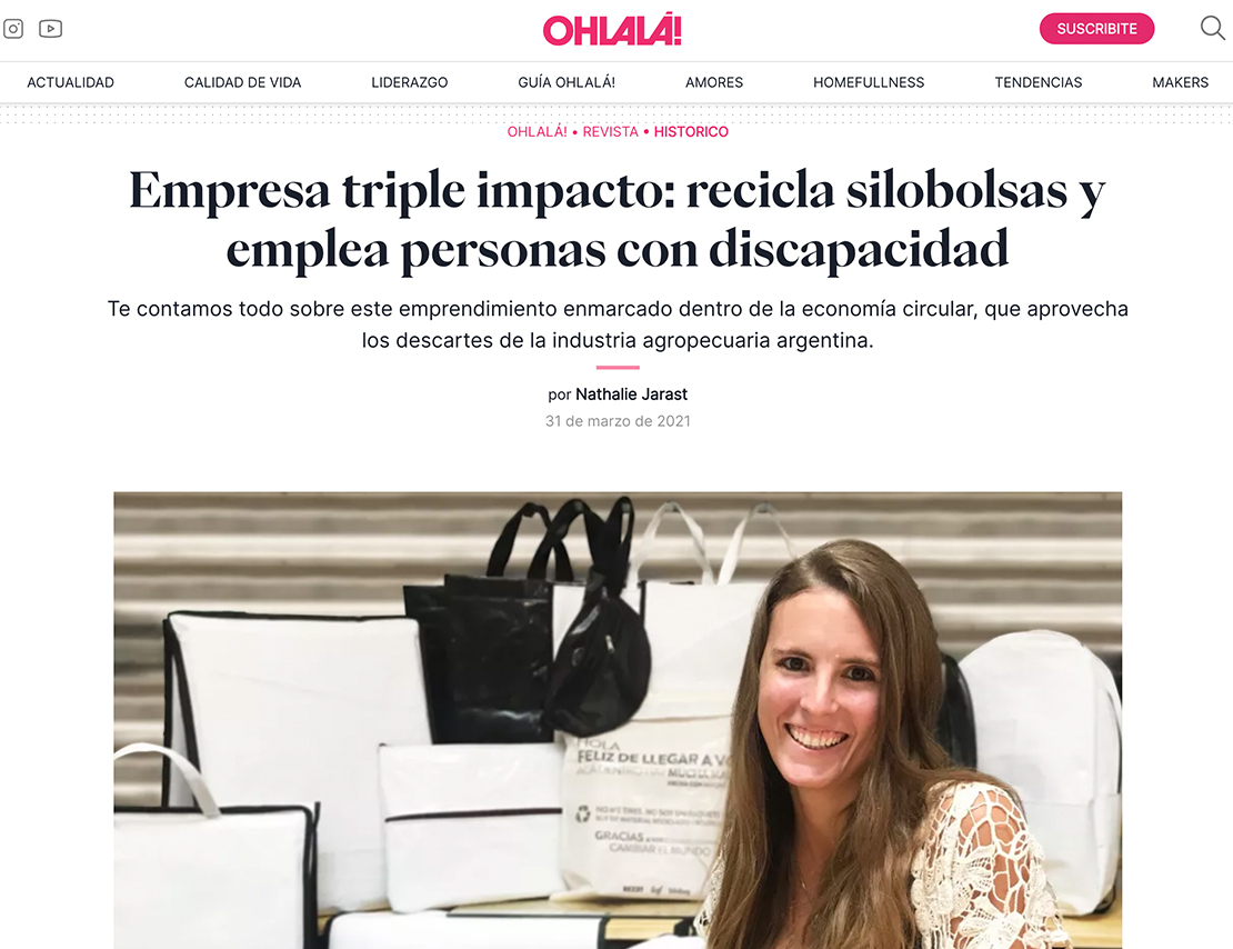 Silobag Prensa Nota Revista Oh La La La Nacion
